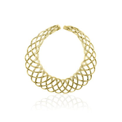 Golden Swirls Choker