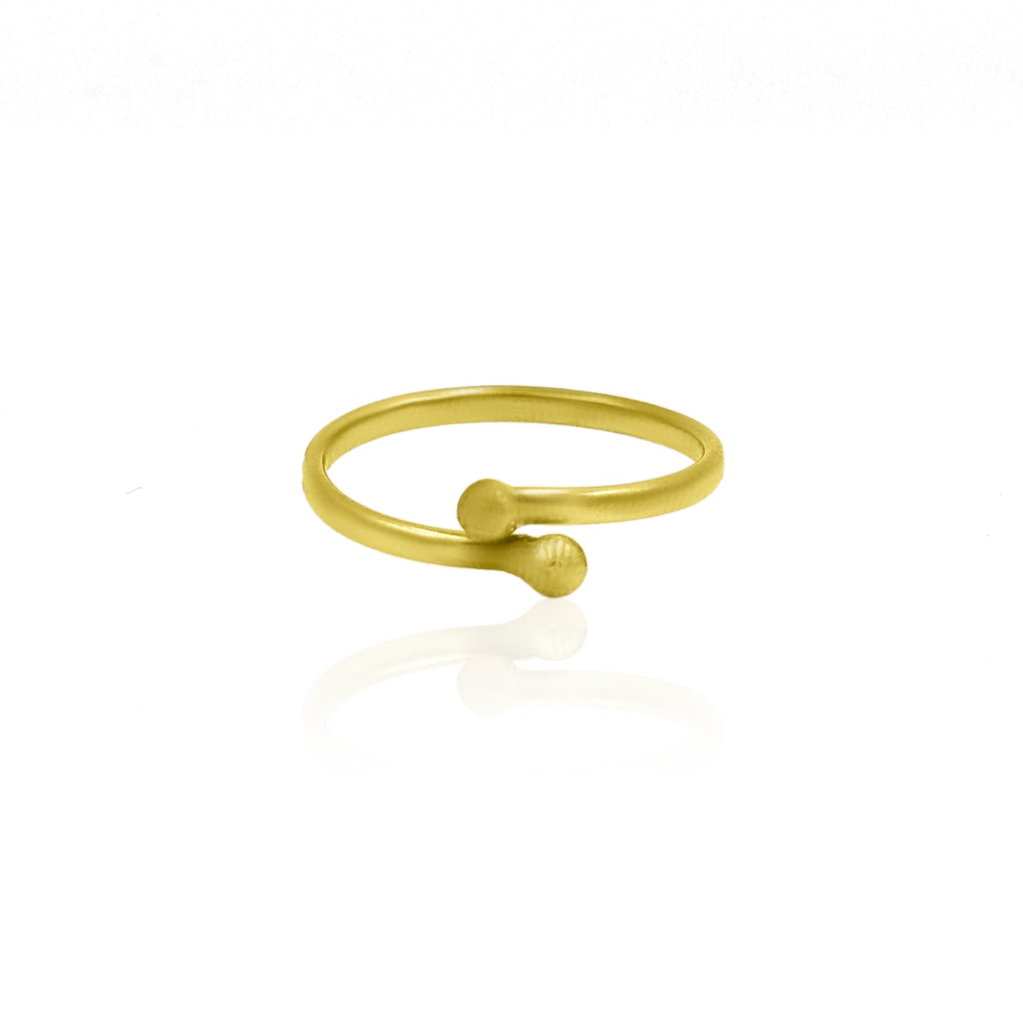 Touch Of Golden Balls Ring