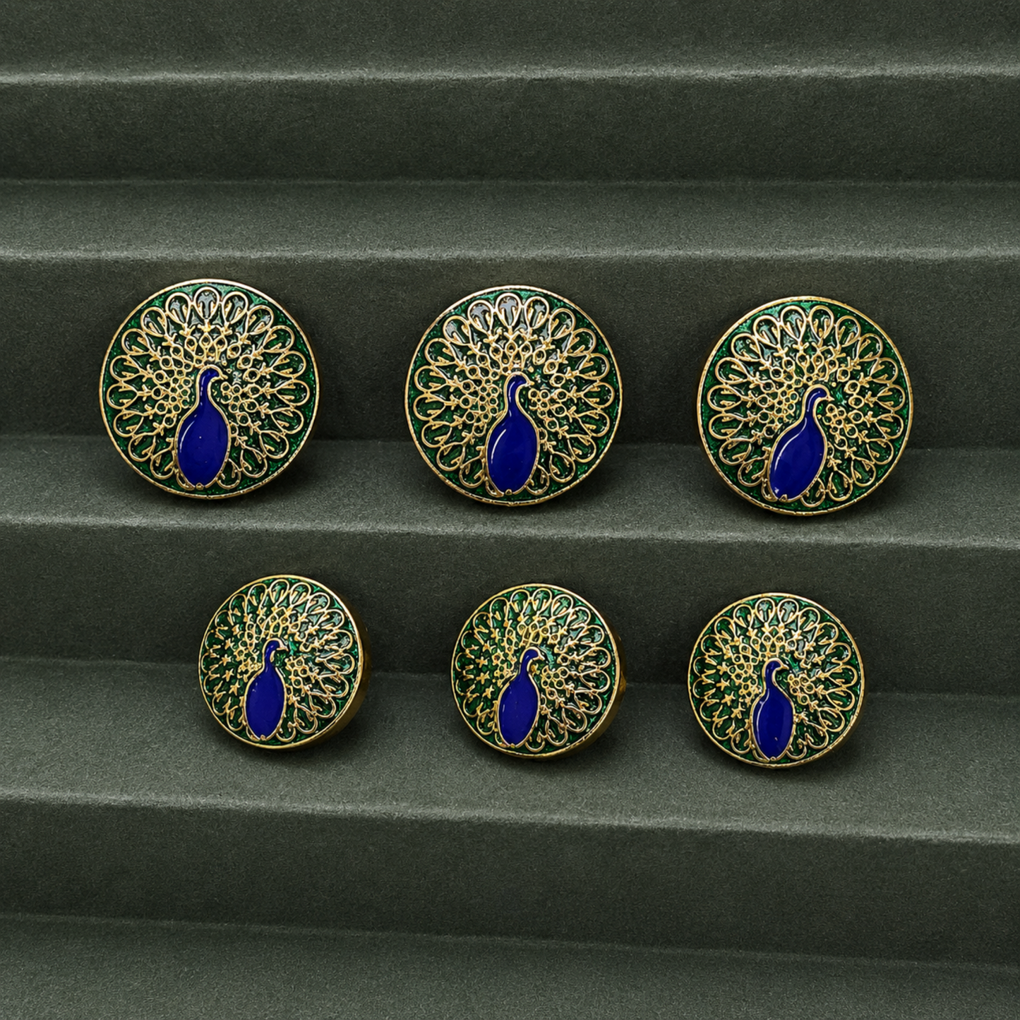Rajvansh Mayur Crest Button
