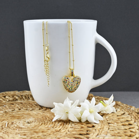 Sparkling Heart Necklace