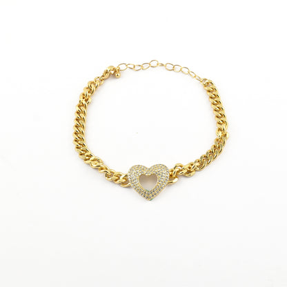 Heart In Heart Bracelet