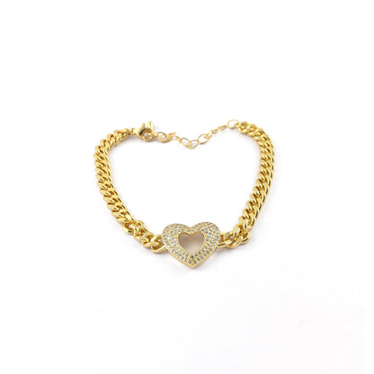 Heart In Heart Bracelet