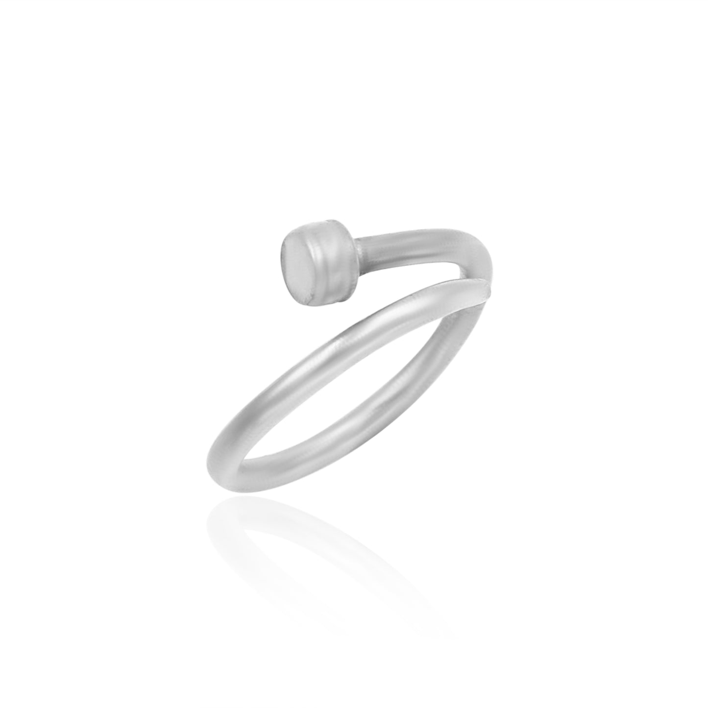 Twisty Nail Adjustable Ring