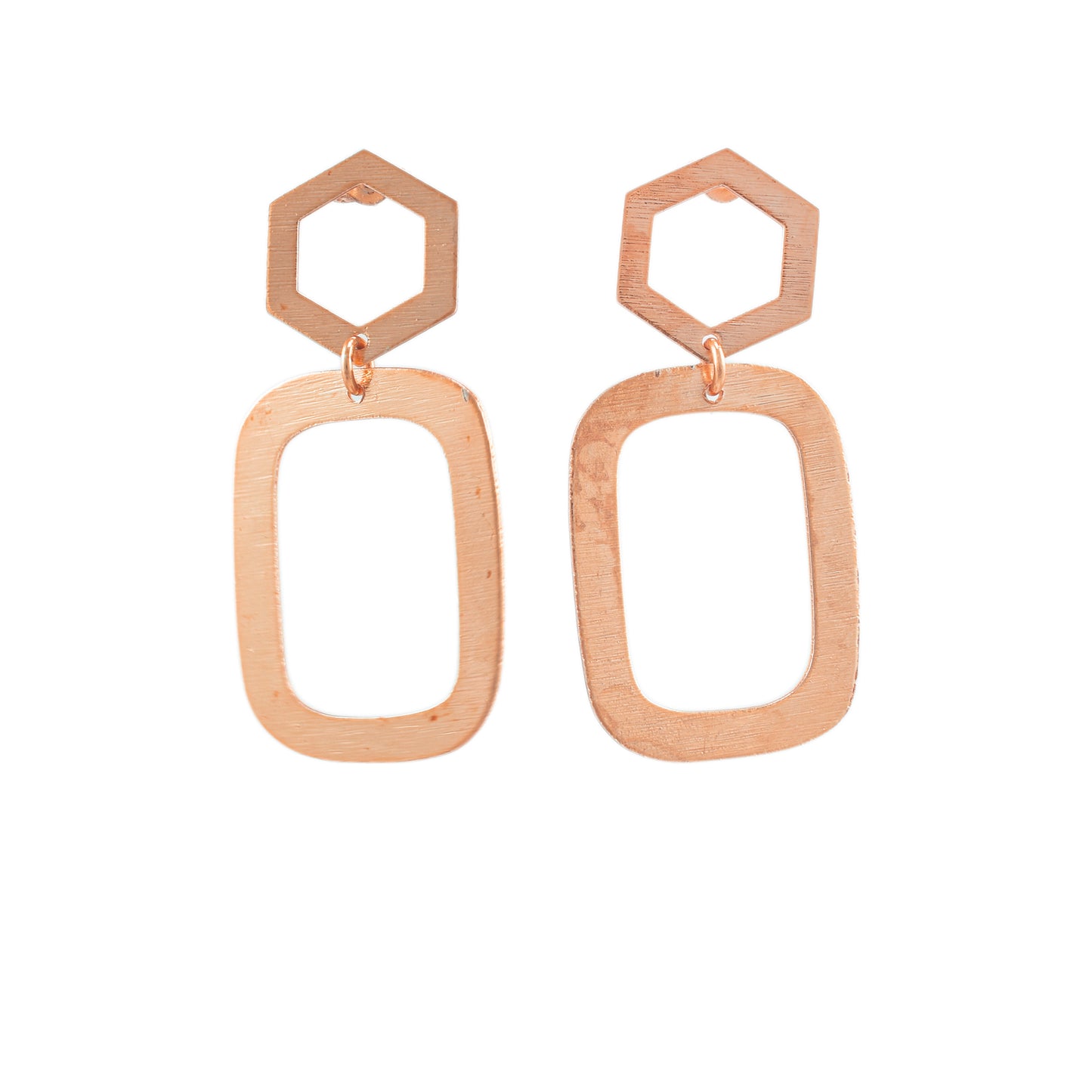 Geometric Grace Stud Earrings