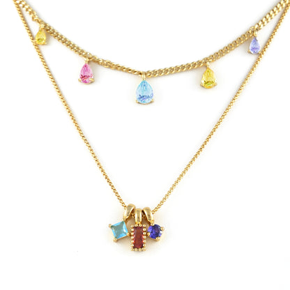 Double Layered Candy Necklace