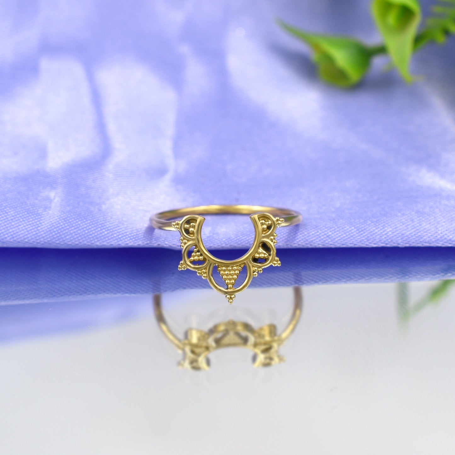 Radiant Crown Ring