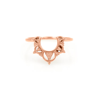Radiant Crown Ring