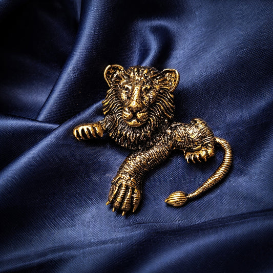 Lion Brooch