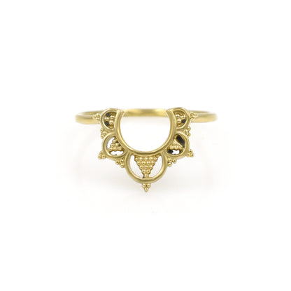 Radiant Crown Ring