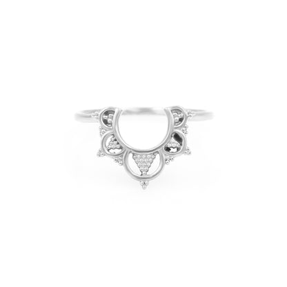 Radiant Crown Ring