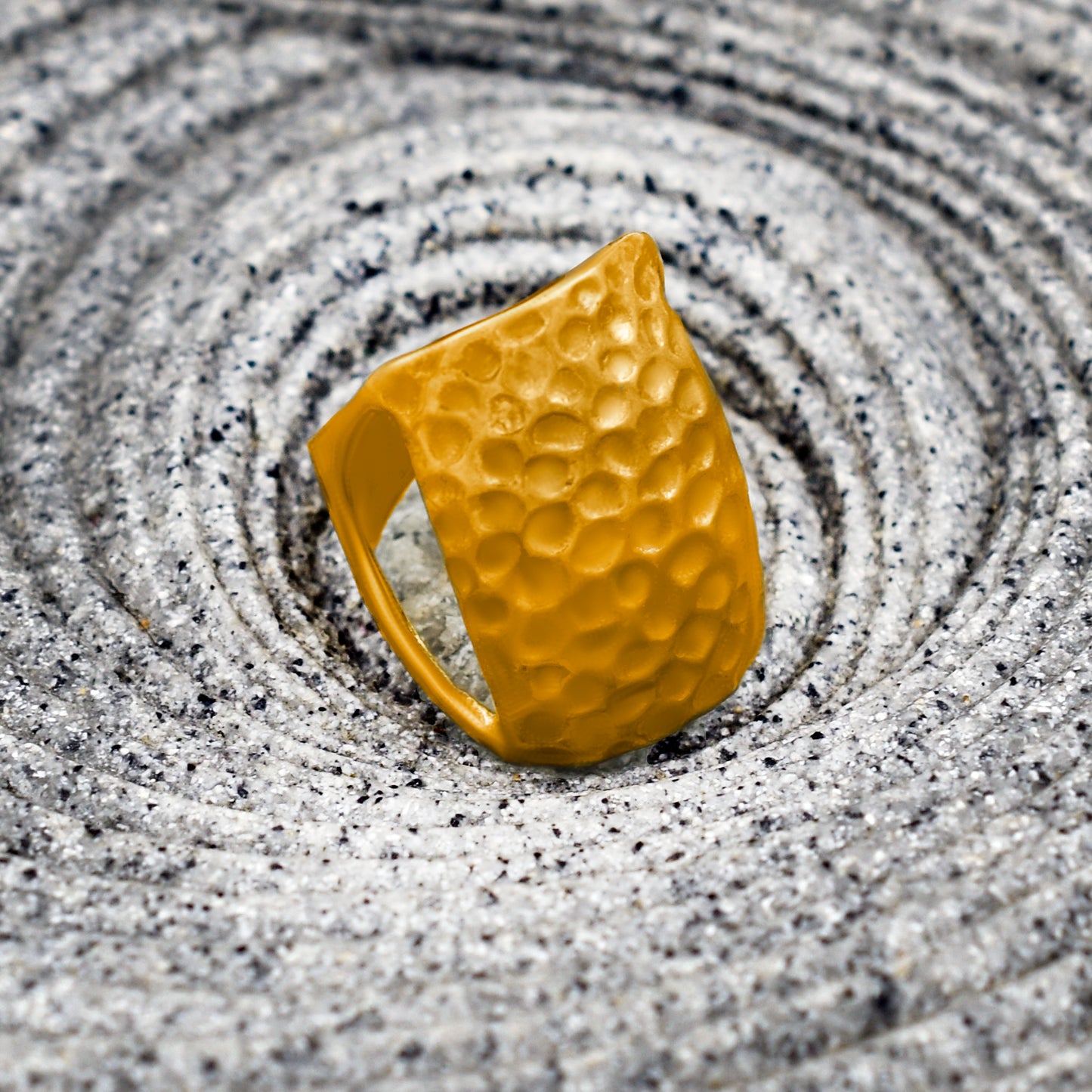 Textured Honeycomb Ring