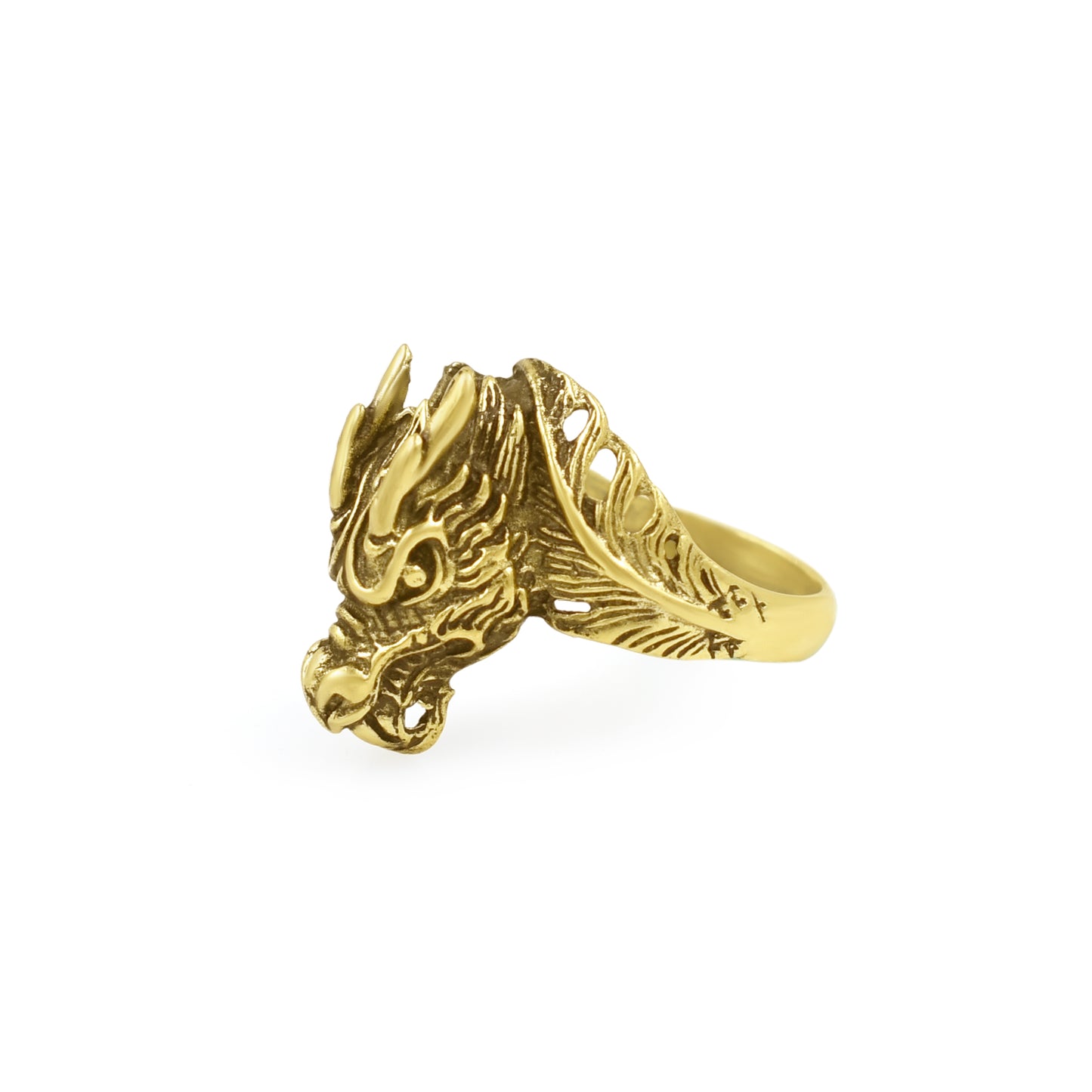 Dragon Face Ring