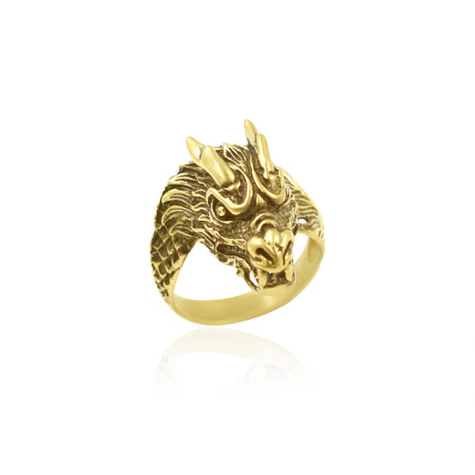 Dragon Face Ring