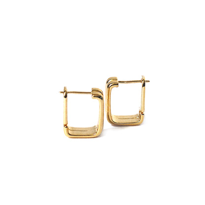 Gleaming Vine Hoops Earrings