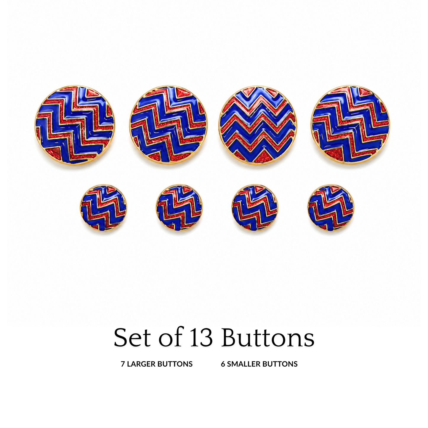 Imperial Chevron Button