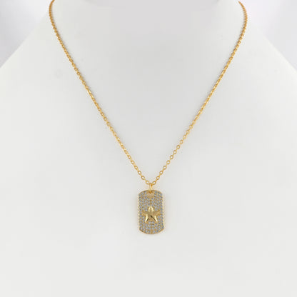 Cuboidal Star Necklace