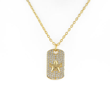 Cuboidal Star Necklace