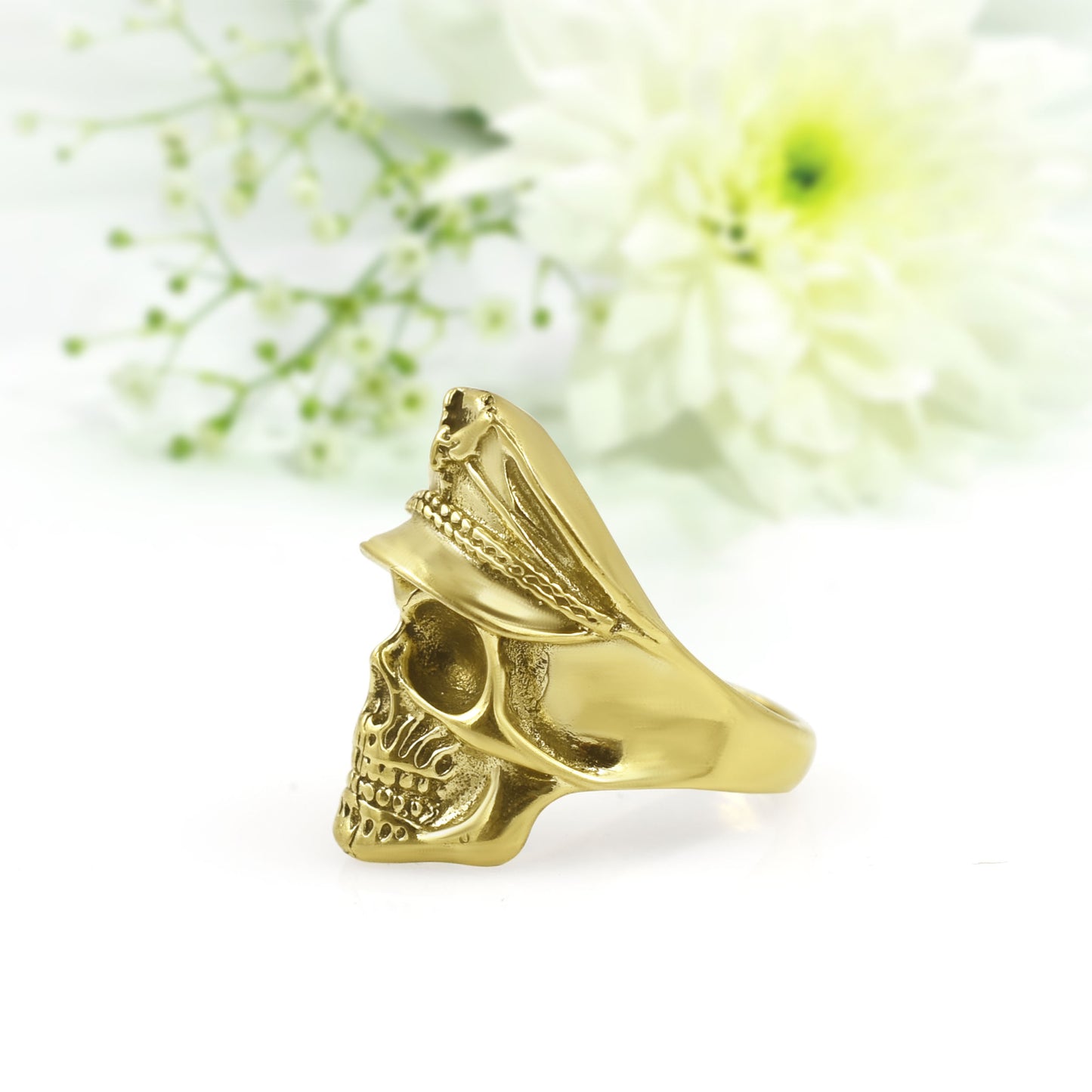 Skeleton Face Ring