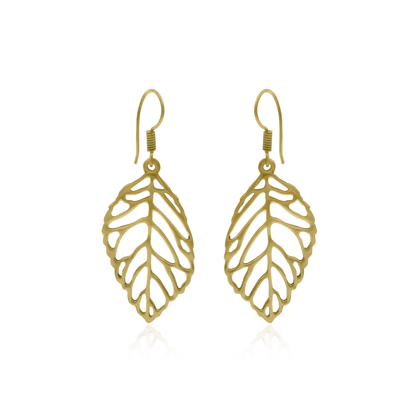 Empty Tales Of Leaf Hook Earrings