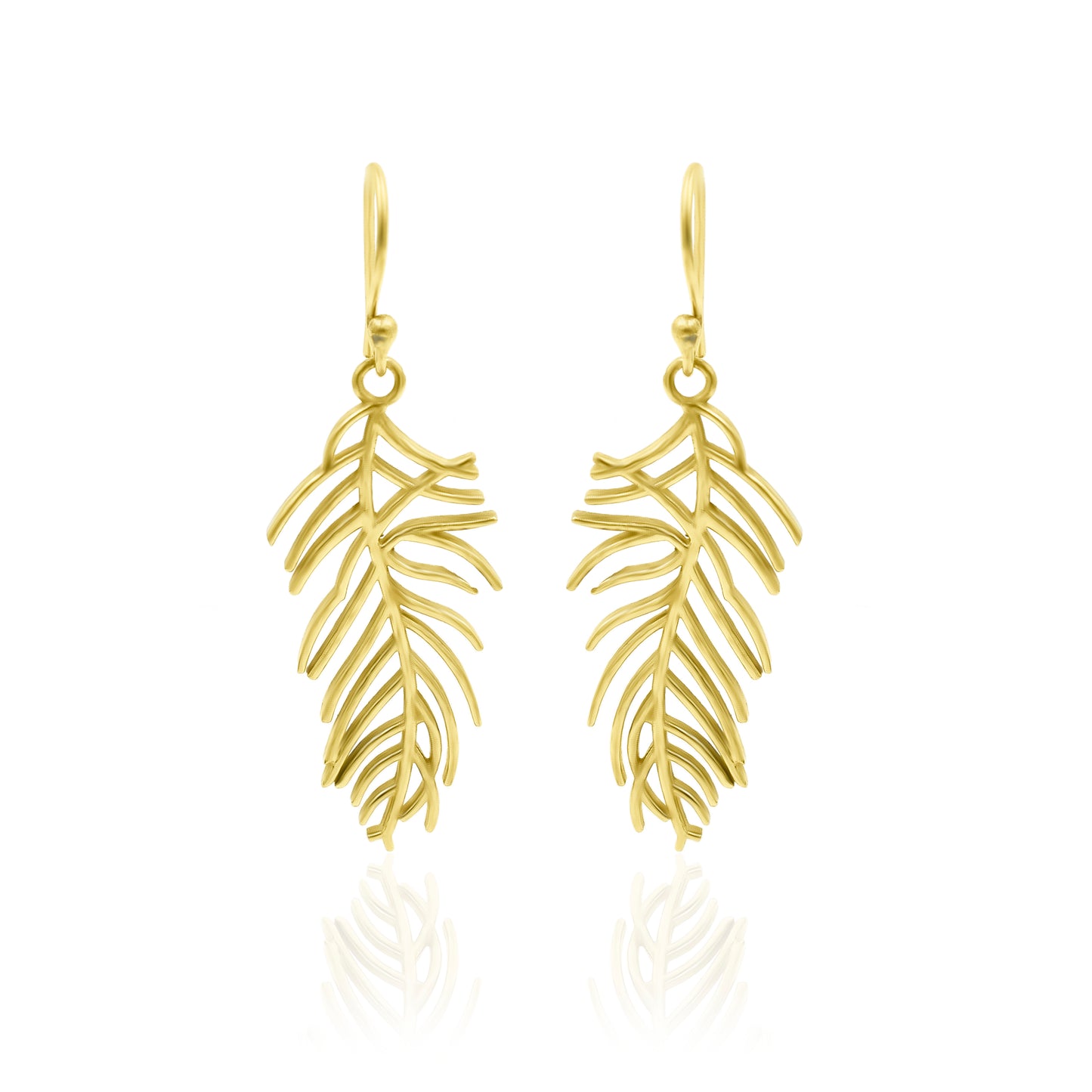 Palm Tree Hook Earrings