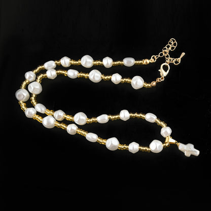 Christ Pearl Necklace