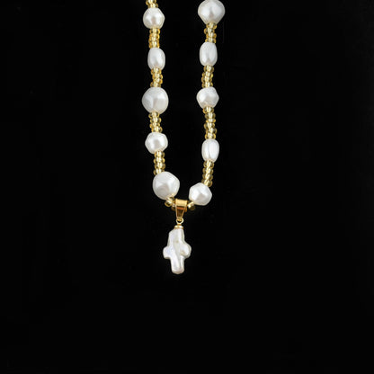 Christ Pearl Necklace