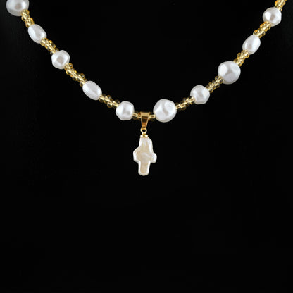 Christ Pearl Necklace