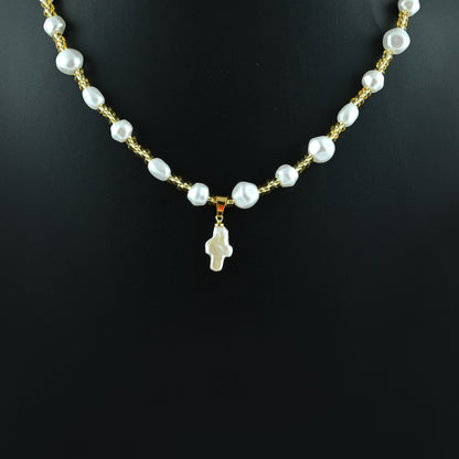 Christ Pearl Necklace