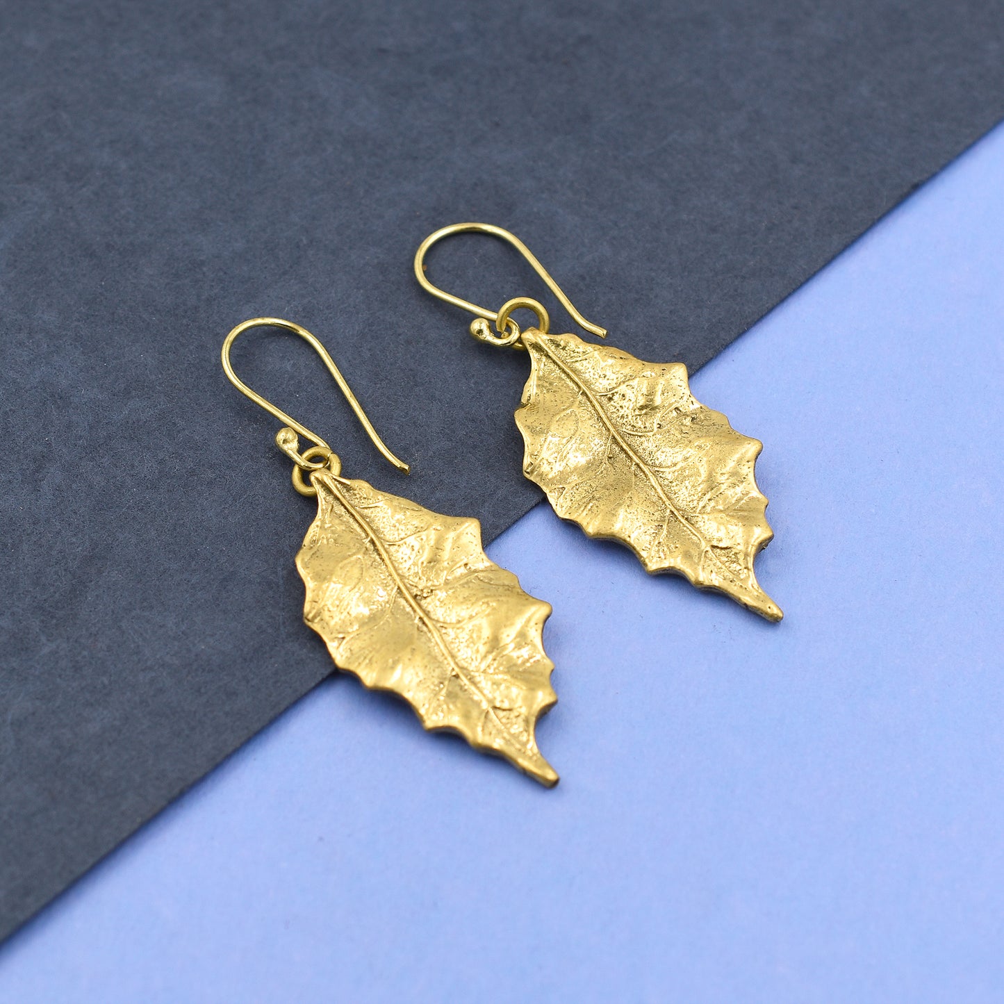 Dry Leaf Falling Hook Earrings