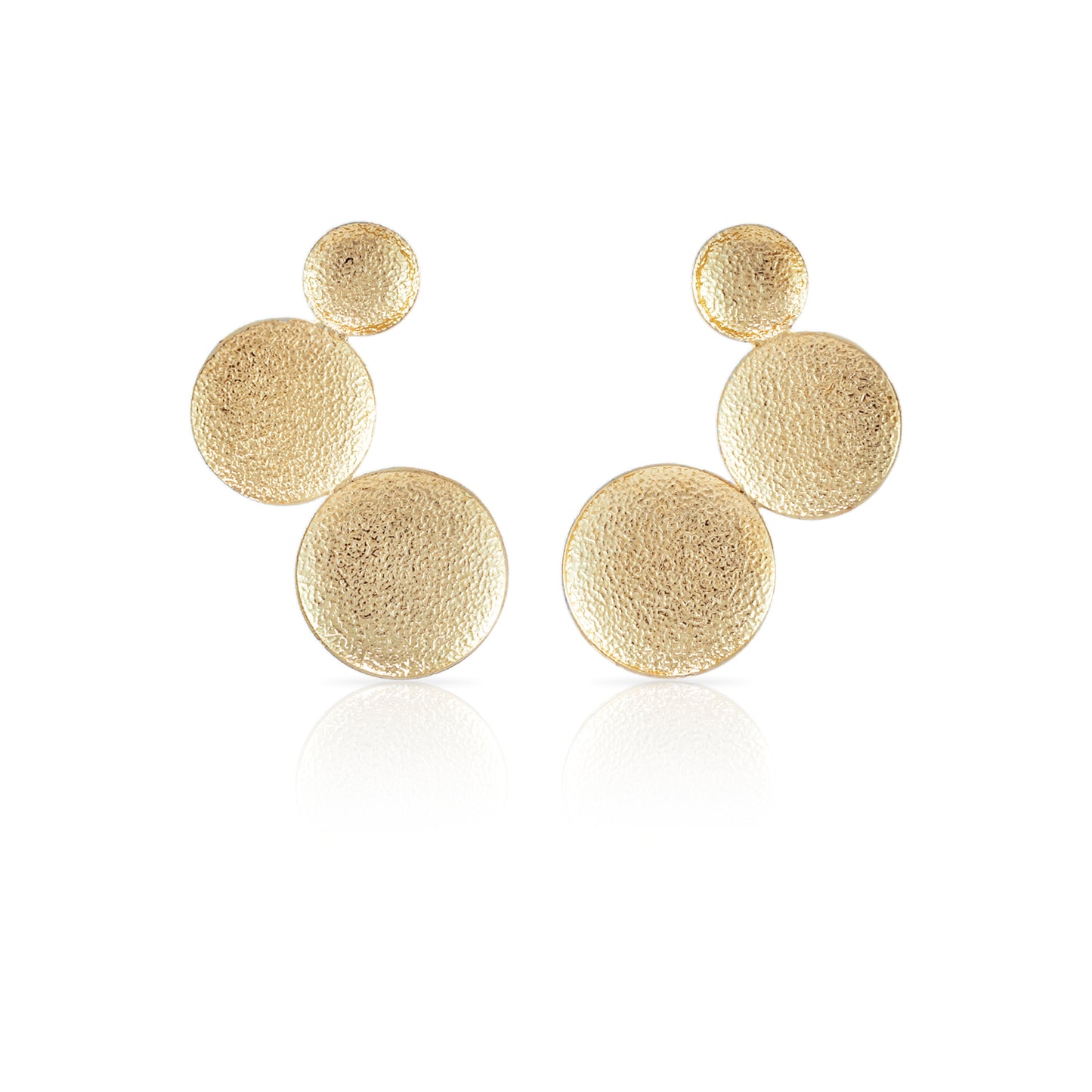 Gilded Dots Stud Earrings