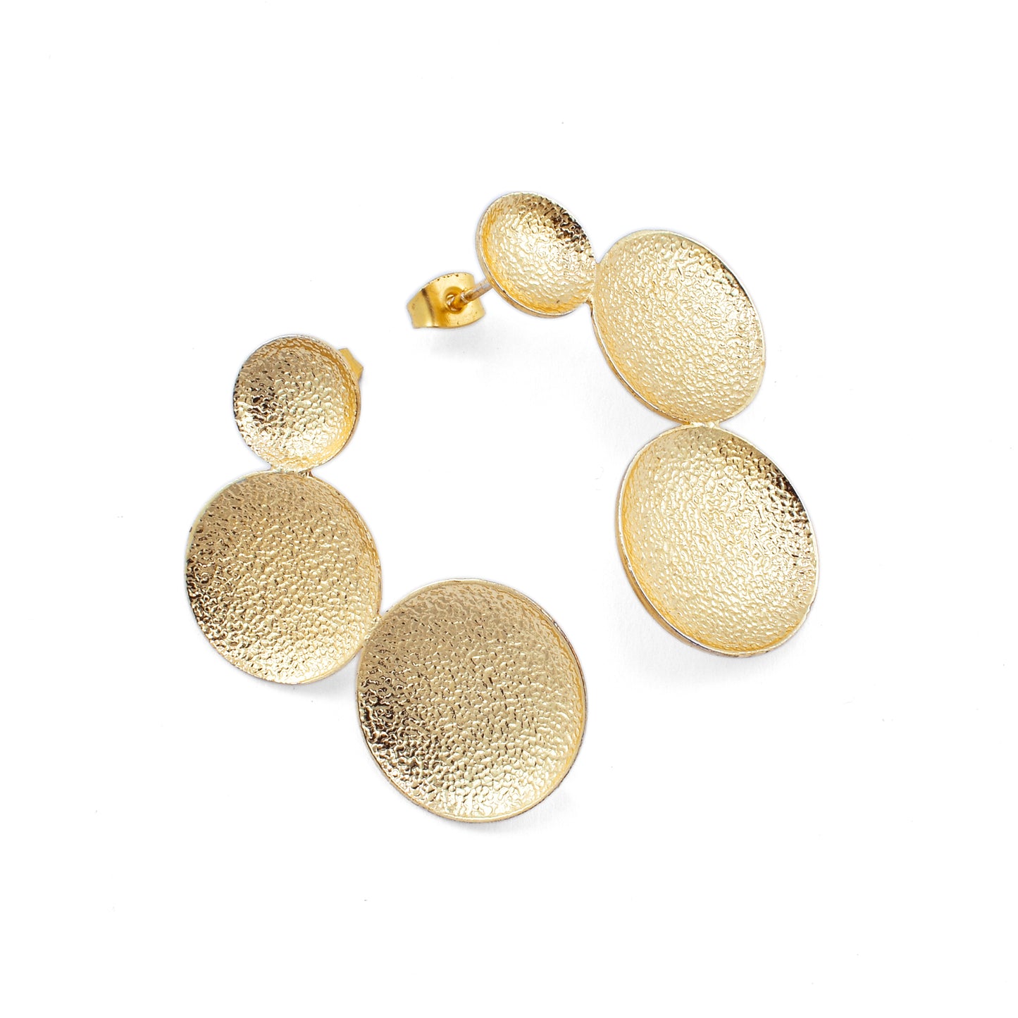 Gilded Dots Stud Earrings