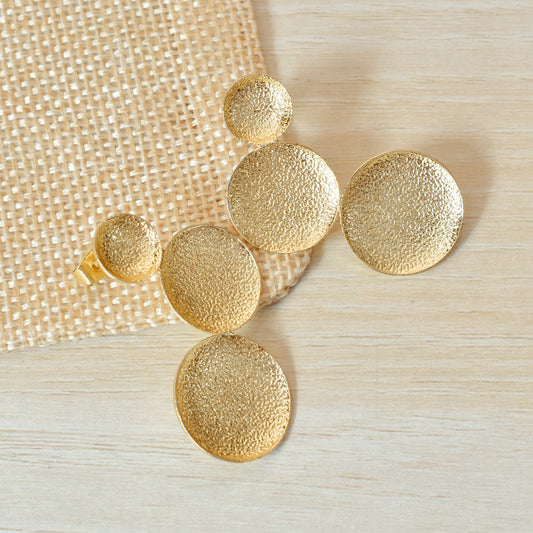 Gilded Dots Stud Earrings