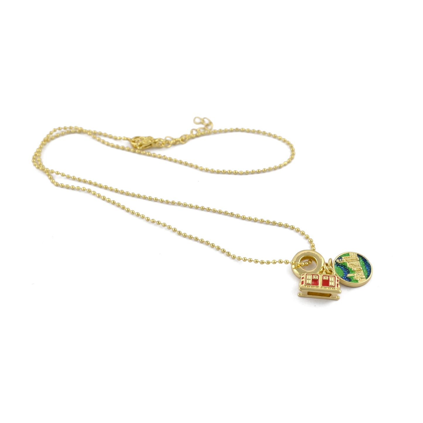 Wander Gold Charm Necklace