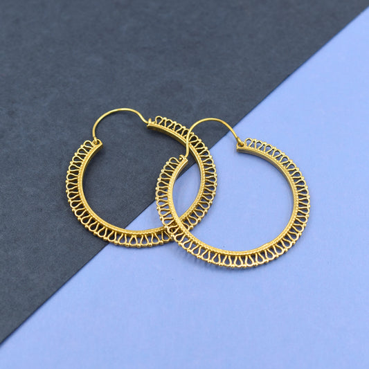 Joyful Ring Hoop Earrings