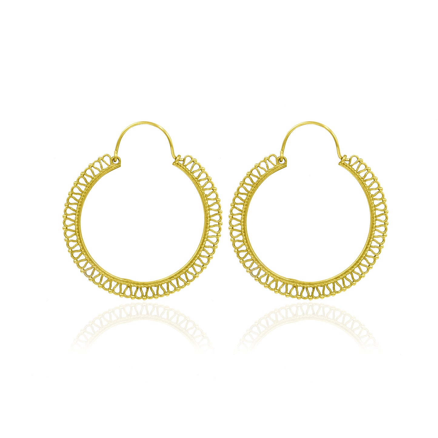 Joyful Ring Hoop Earrings