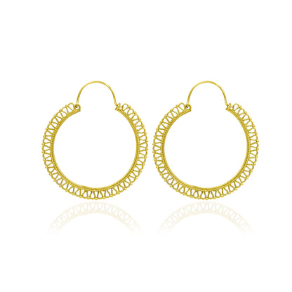 Joyful Ring Hoop Earrings