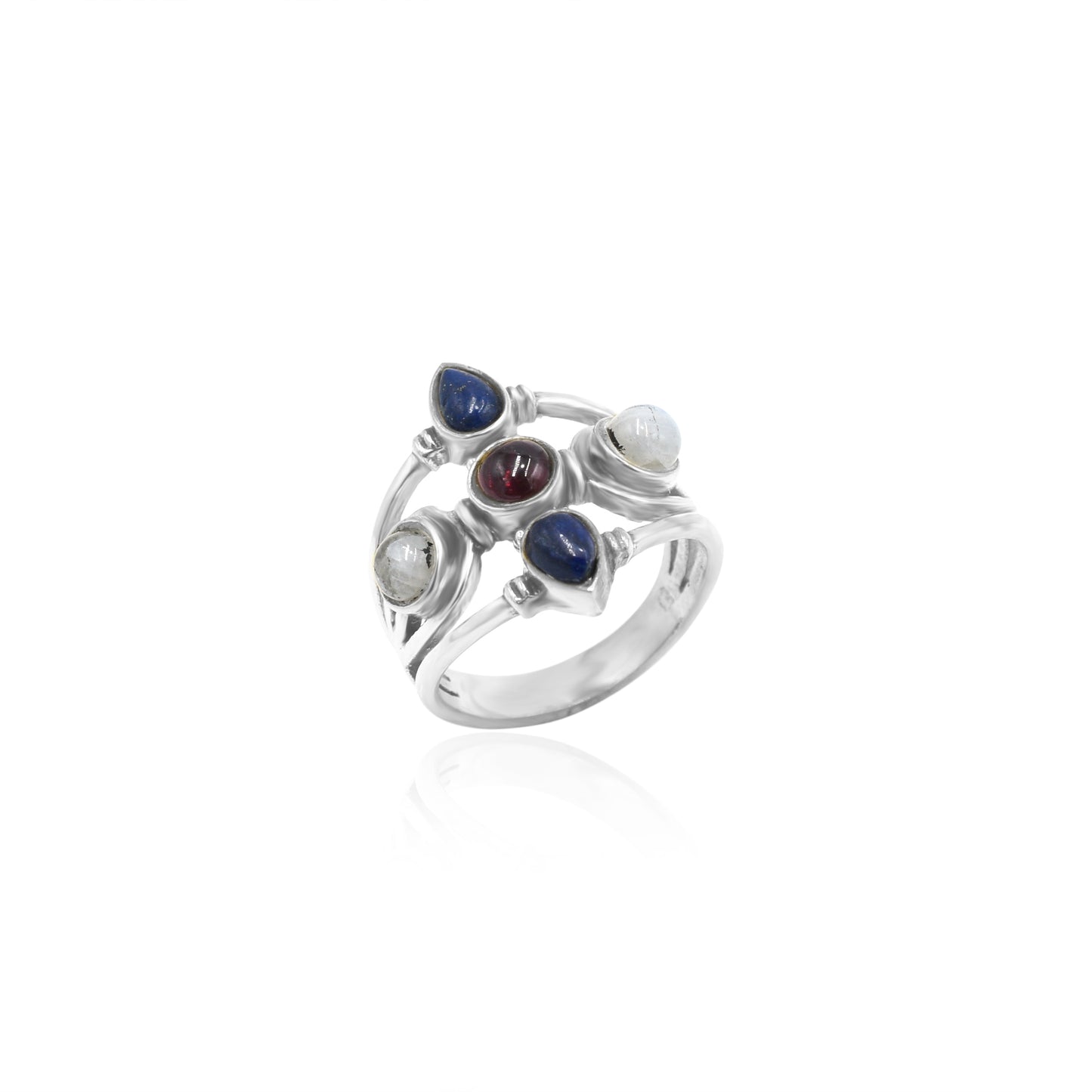 Glimmering Vines Stone Ring