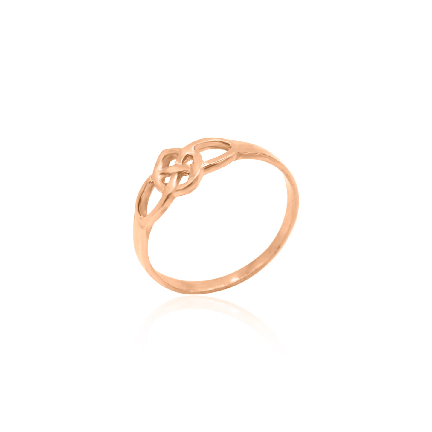 Golden Love Knot Ring