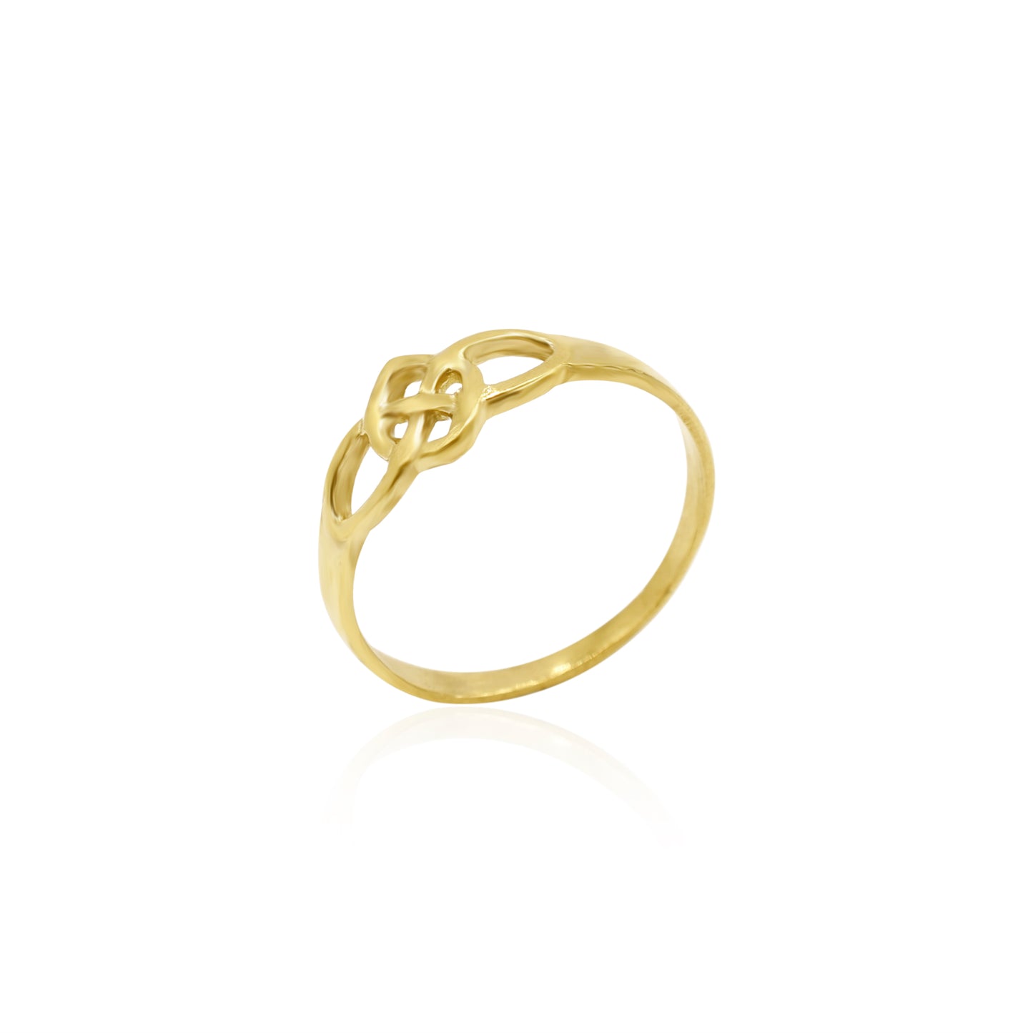 Golden Love Knot Ring