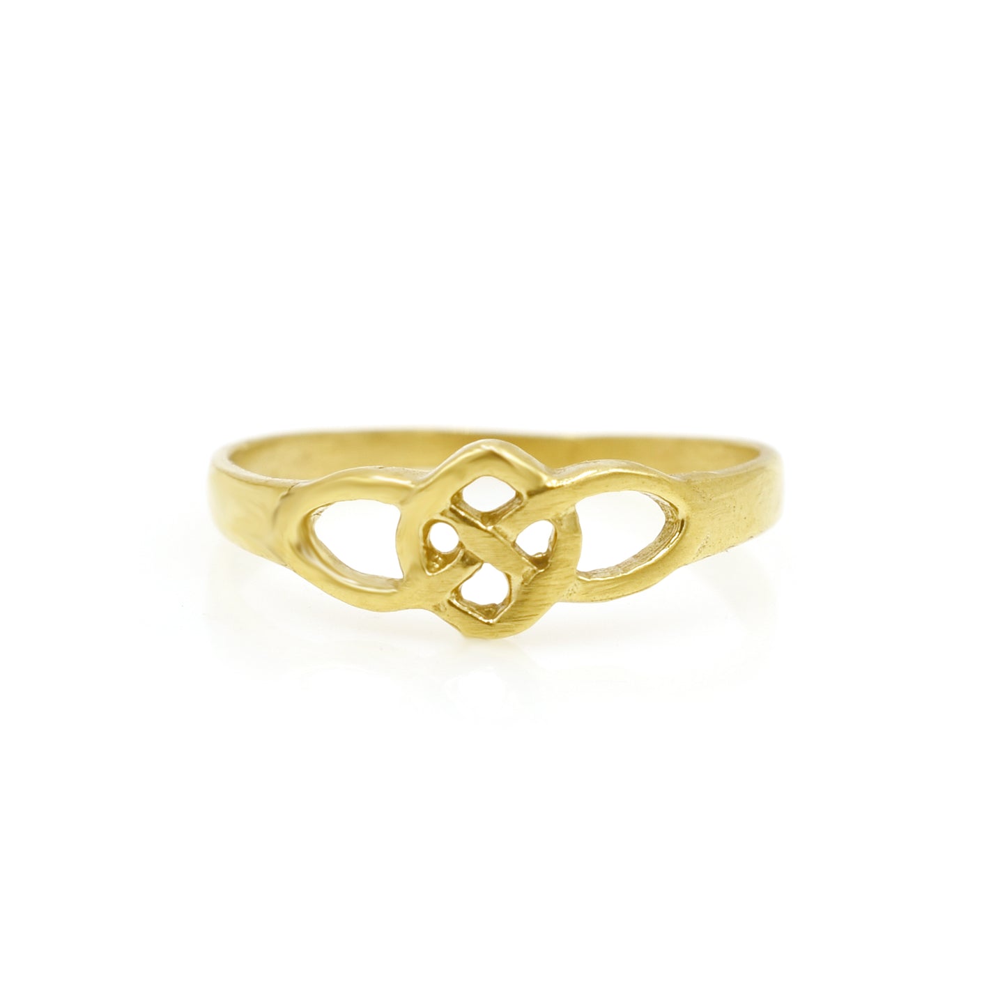 Golden Love Knot Ring