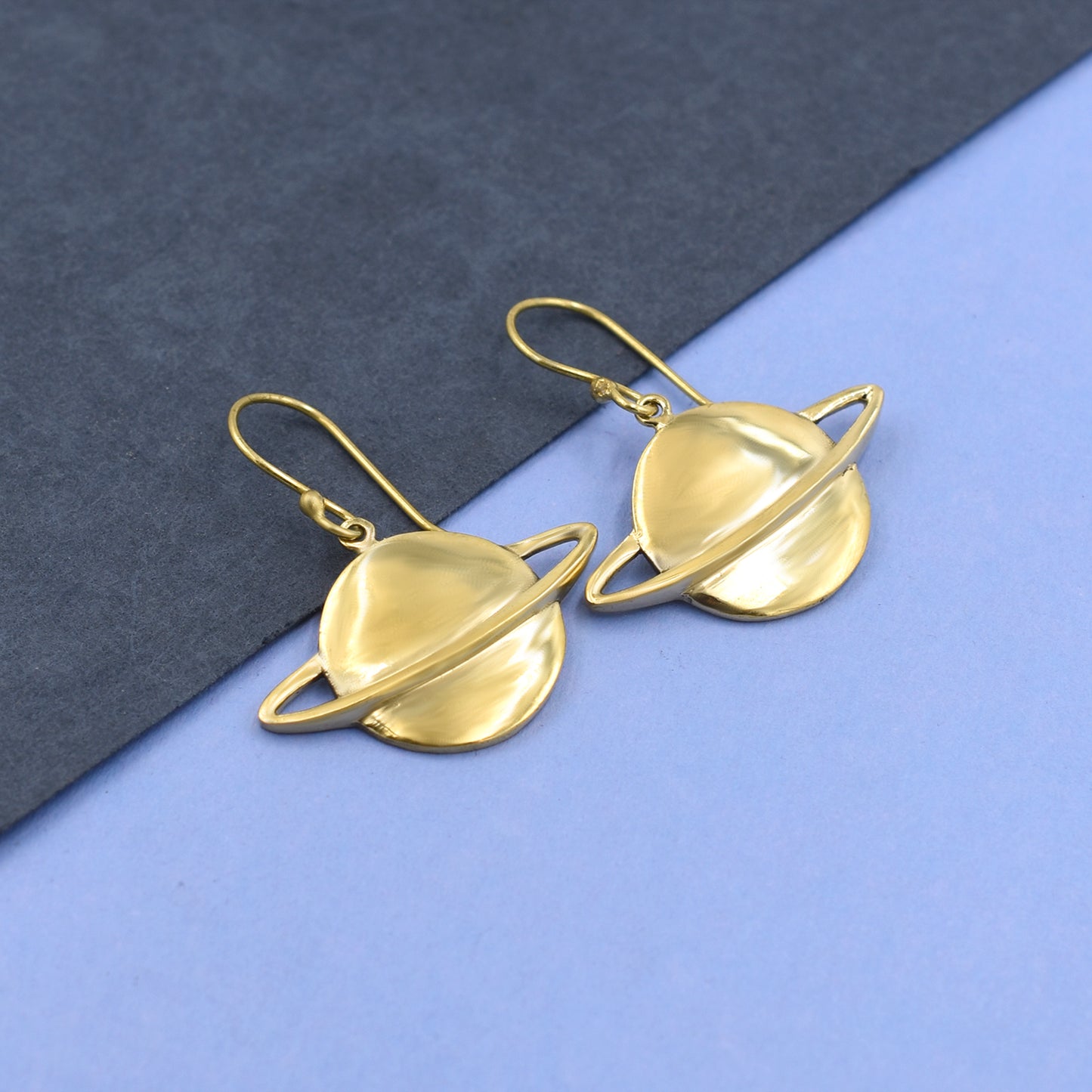 Ring Of Saturn Hook Earrings