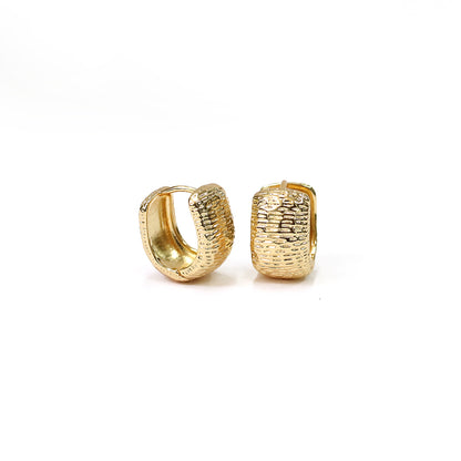 Textura Bold Hoops Earrings