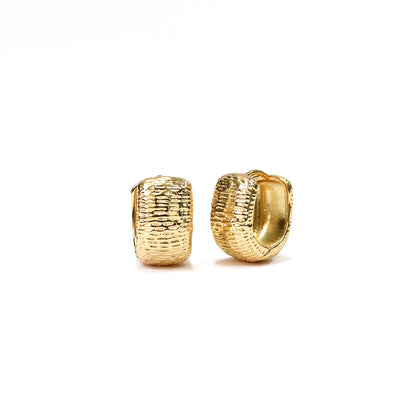 Textura Bold Hoops Earrings