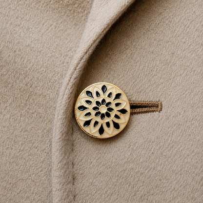 Classic Floral Button