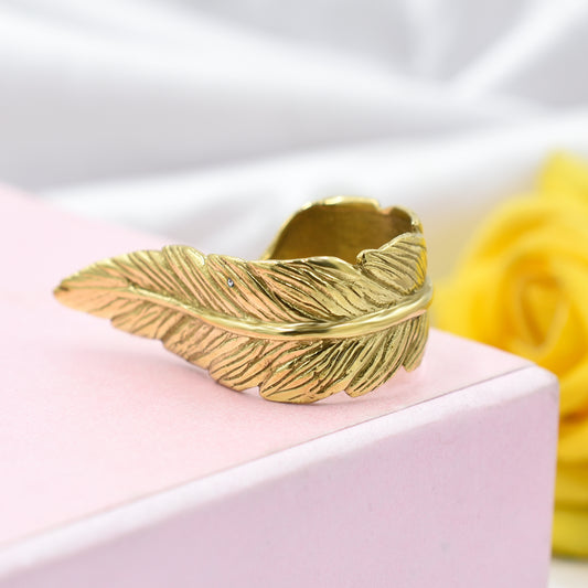 Twilight Leaf Ring