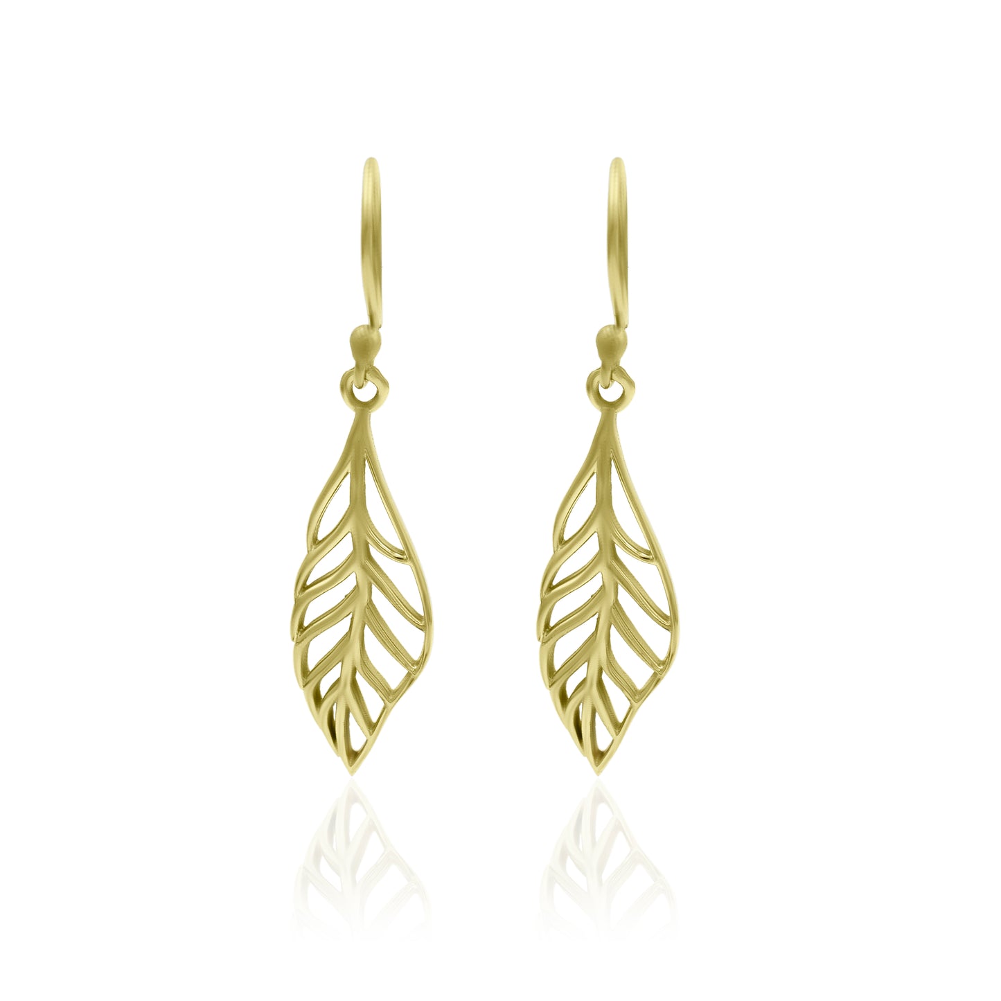 Leaf Fall Hook Earrings