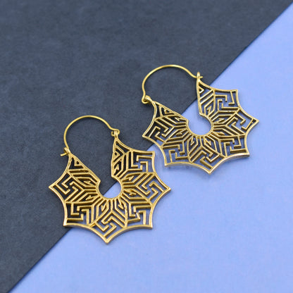 Wings Of Angel Hoop Earrings