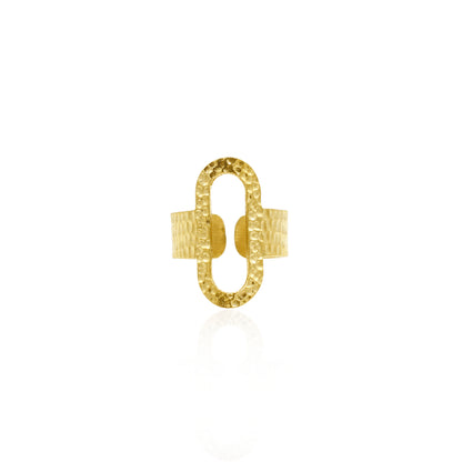 Look Within Hammered Ring