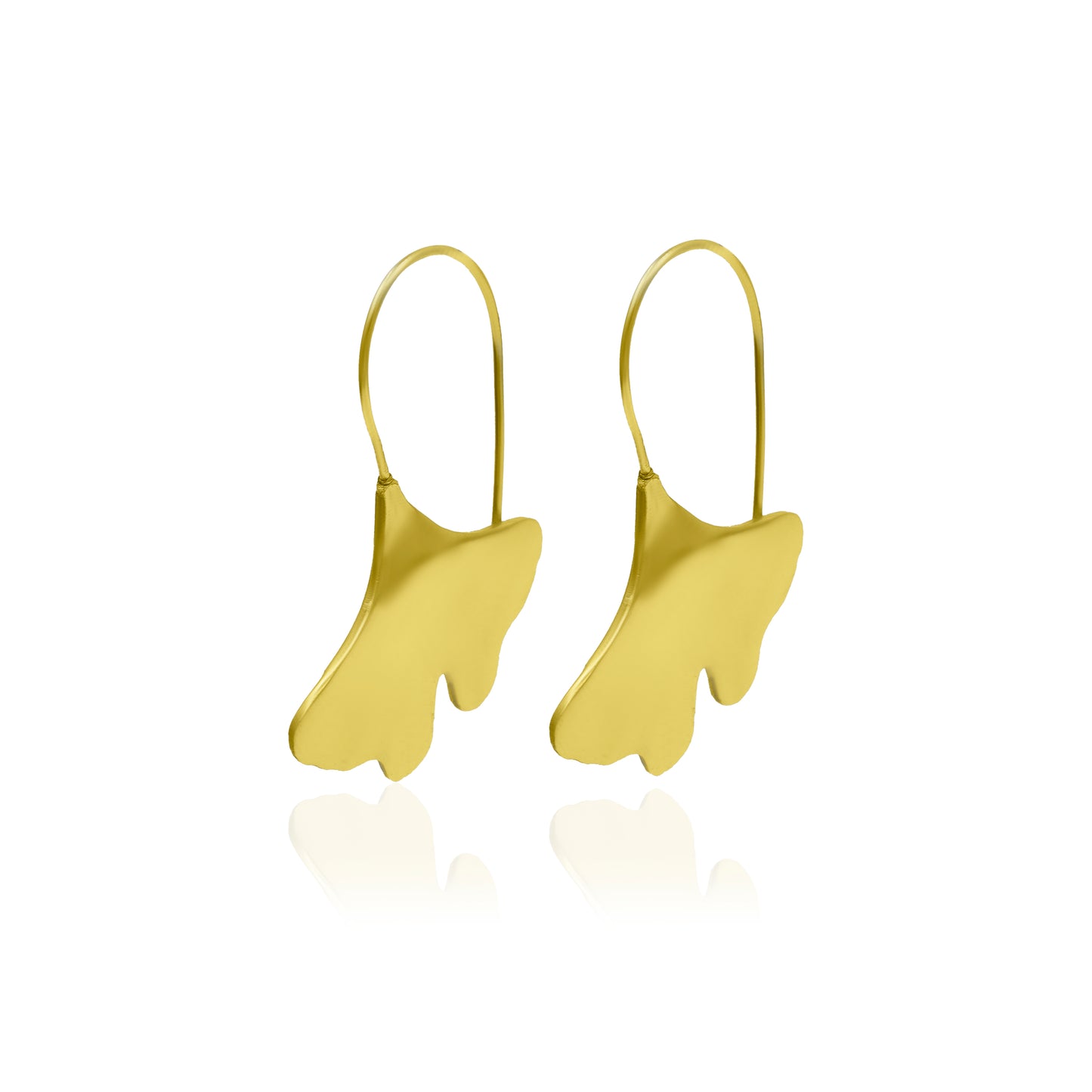 Dry Leaf Hook Earrings