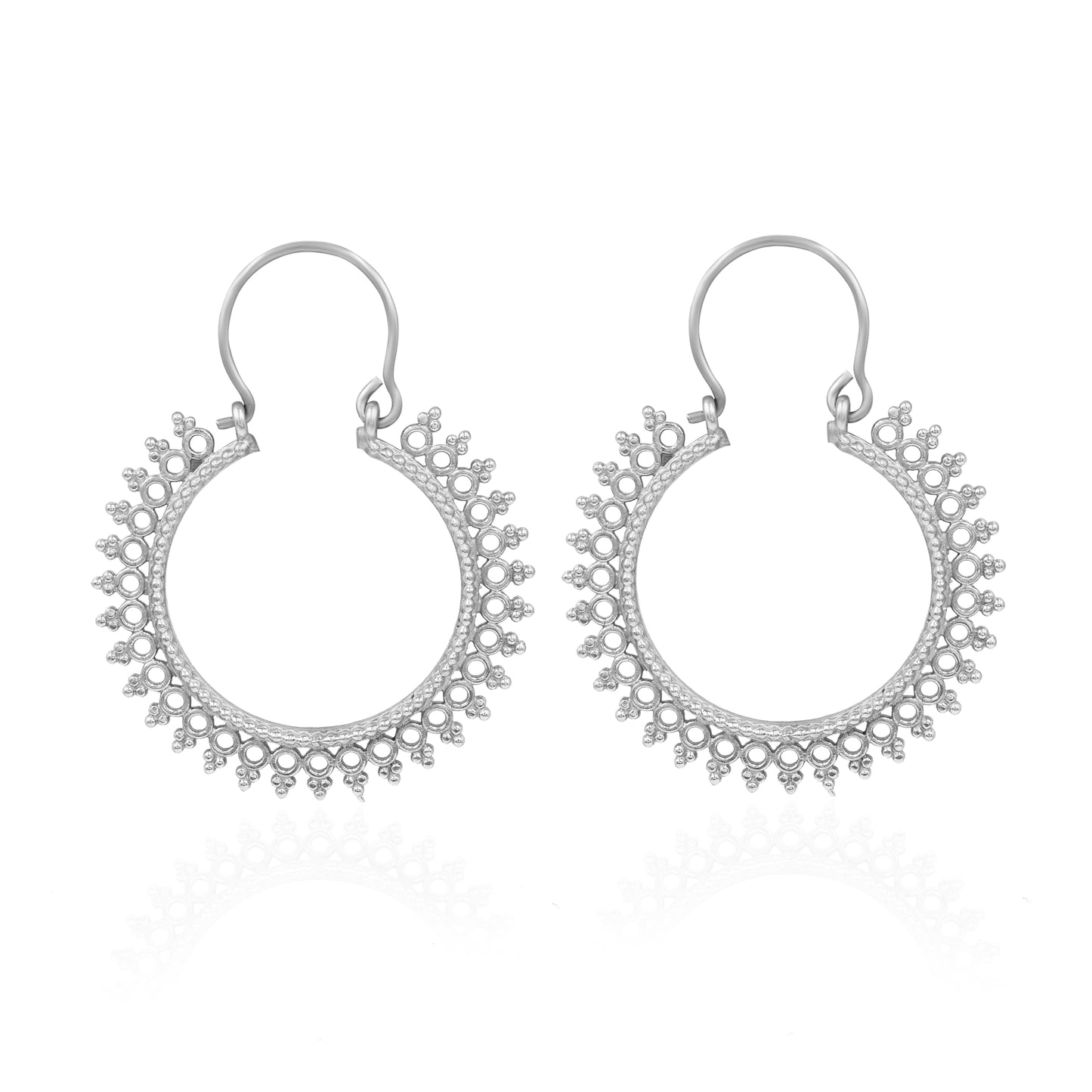 Dazzling Helios Hoop Earrings